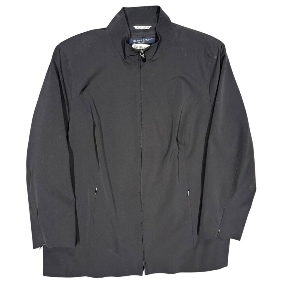 Marina Rinaldi Sport Zip Up Shell Jacket Made in Italy Japan Exclusive 27